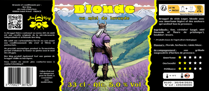 Blonde - Miel de lavande (25L)